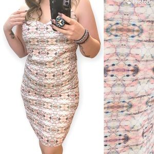Whitney Eve Pink Haze Snapdragon Midi Dress